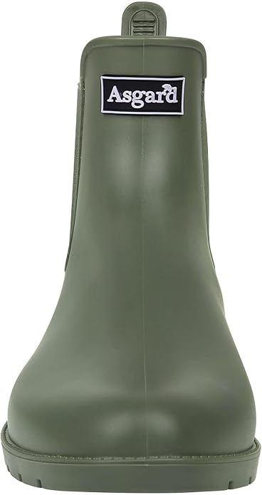 Asgard Women's Ankle Rain Boots Waterproof Chelsea Boots-VerdiqueGarden