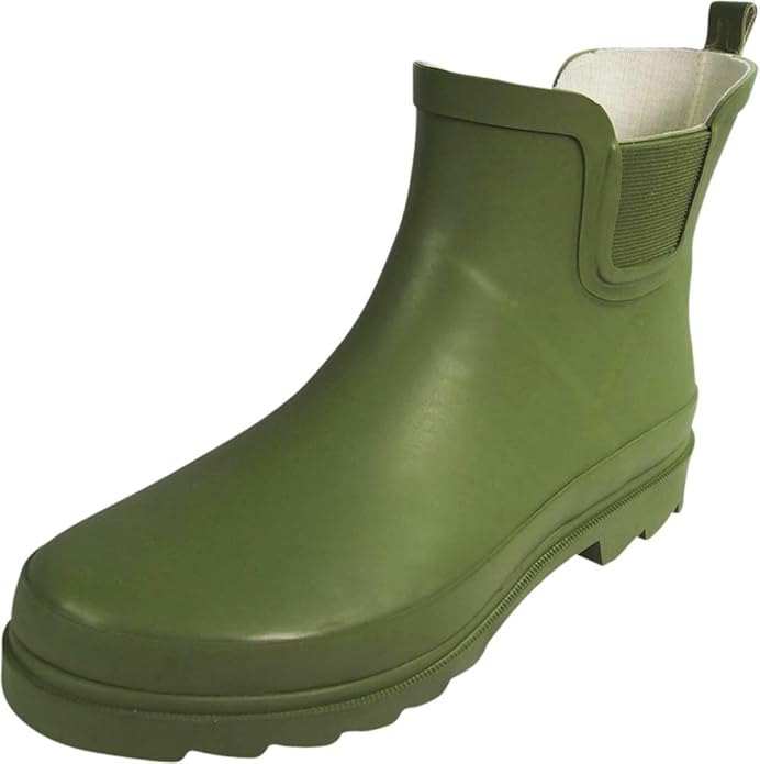 NORTY - Womens Ankle Rain Boots - Ladies Waterproof Winter Spring Garden Boot runs ½ size large-VerdiqueGarden