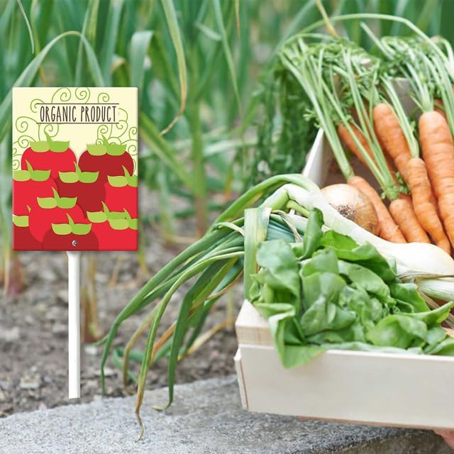 Eveokoki Aluminum Seed & Plant Labels - Plant Markes for Seedlings-Plant Tags for Pots - Garden Signs for Vegetable - Durable Markers for Plants Outdoor Waterproof - Garden Decor for Farmhouse-VerdiqueGarden