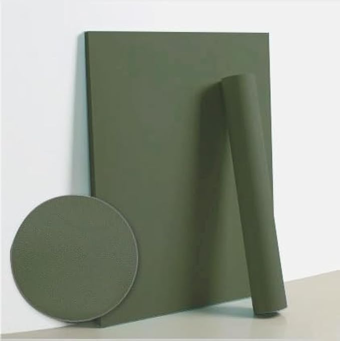 Dimoon 78.7''x15.7'' Green Skin Peel and Stick Wallpaper Contact Paper Modern Self Adhesive Wall Paper Removable Renter Friendly Textured Solid Color Vinyl Roll (78.7''x15.7'',Dark Green Skin)-VerdiqueGarden