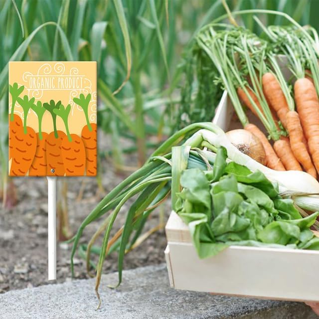 Eveokoki Aluminum Seed & Plant Labels - Plant Markes for Seedlings-Plant Tags for Pots - Garden Signs for Vegetable - Durable Markers for Plants Outdoor Waterproof - Garden Decor for Farmhouse-VerdiqueGarden