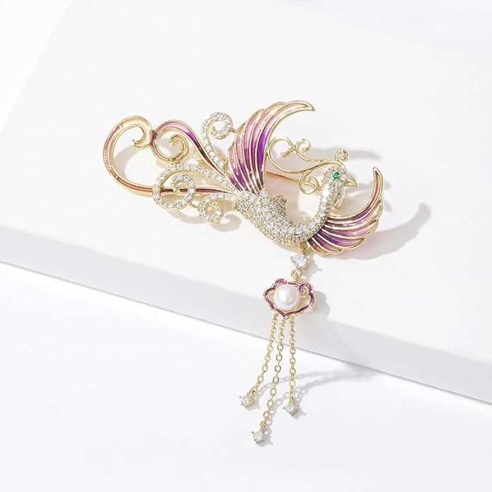 Animal Brooch for Women Girls Rhinestone Animal Brooch Lapel Pin Jewelry Gift for Mom Wife