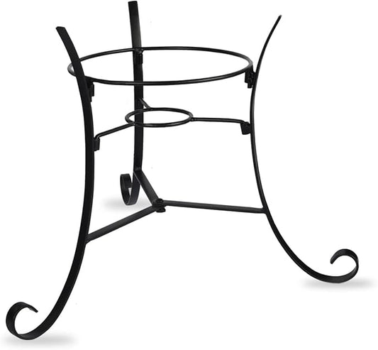 12" Tall Iron Gazing Ball Stand, Classic Stylelish Garden Hardware Metal holder for 8/10/12-Inch, Strong and Durable handmade Gazing Globe Display Stand Decoration for Outdoor, Home, Yards-VerdiqueGarden