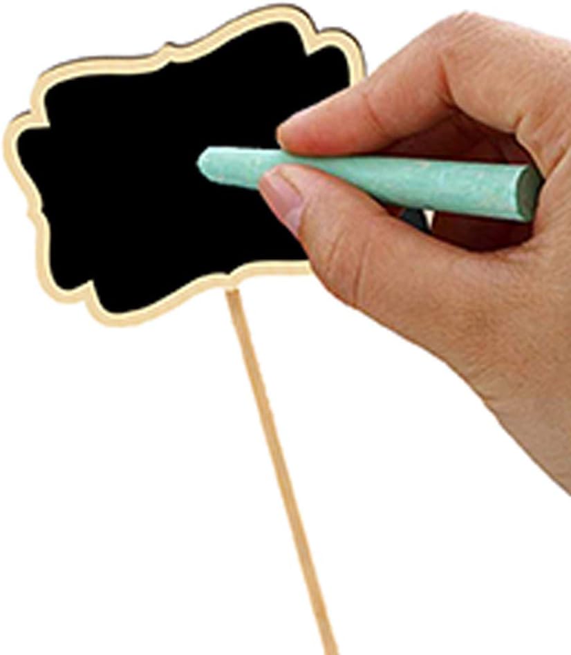 XIAN 10pcs Plant Labels, Garden Markers for Plants Outdoor, Waterproof, Reusable, Wooden, T-Shape-VerdiqueGarden