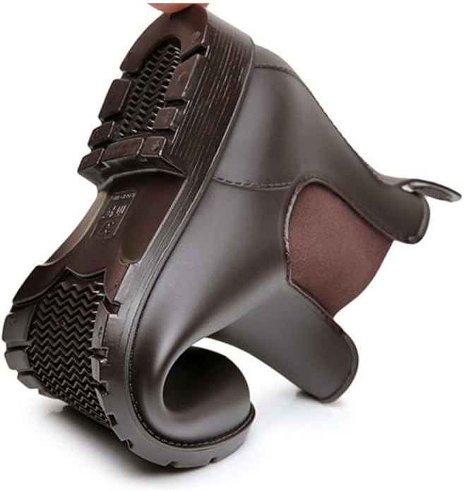 Asgard Women's Ankle Rain Boots Waterproof Chelsea Boots-VerdiqueGarden