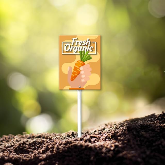 Eveokoki Aluminum Seed & Plant Labels - Plant Markes for Seedlings-Plant Tags for Pots - Garden Signs for Vegetable - Durable Markers for Plants Outdoor Waterproof - Garden Decor for Farmhouse-VerdiqueGarden