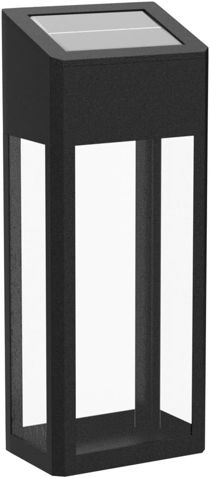 Solar Outdoor Lights, Metal Seeded Glass Auto On/Off Waterproof Solar Wall Warm/Color Changing Solar Lights for Wall Fence Patio Yard Porch Garden Decor,4 Pack-VerdiqueGarden