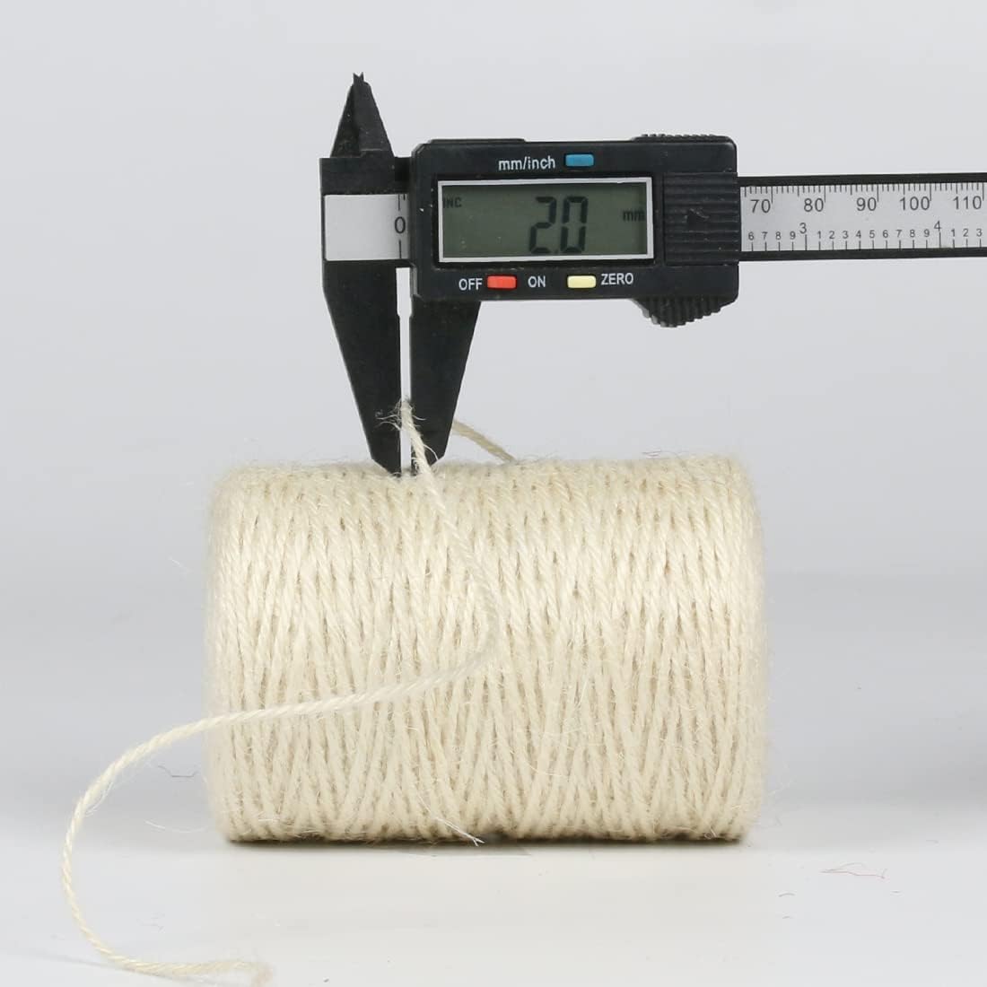 PerkHomy Natural Jute Twine 600 Feet Long Colored Twine Rope for Crafts Gift Wrapping Packing Gardening and Wedding Decor (Beige)-VerdiqueGarden