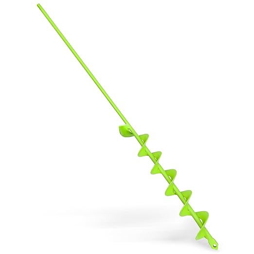 SYITCUN Auger Drill Bit for Planting - 2" X 32" Heavy-Duty Garden Auger Spiral Drill Bit - Bulb Planter Tool & Auger Post Hole Digger - 3/8" Hex Drive Drill-VerdiqueGarden