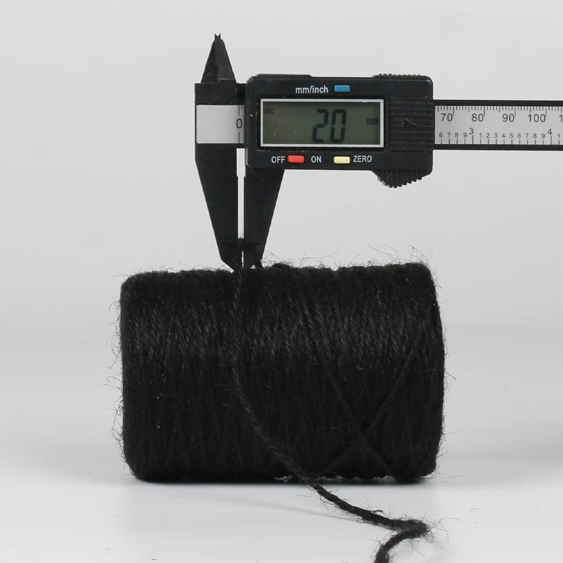 PerkHomy Natural Jute Twine 600 Feet Long Colored Twine Rope for Crafts Gift Wrapping Packing Gardening and Wedding Decor (Black)-VerdiqueGarden