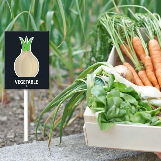 Eveokoki Aluminum Seed & Plant Labels - Plant Markes for Seedlings-Plant Tags for Pots - Garden Signs for Vegetable - Durable Markers for Plants Outdoor Waterproof - Garden Decor for Farmhouse-VerdiqueGarden