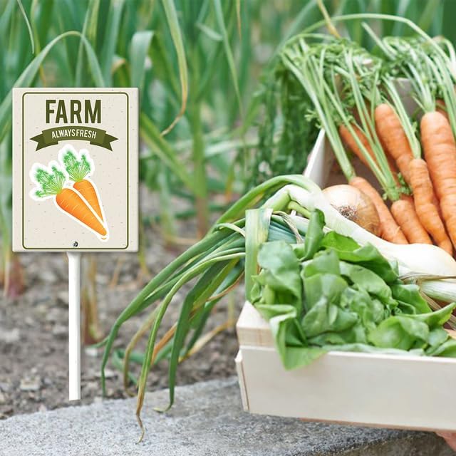 Eveokoki Aluminum Seed & Plant Labels - Plant Markes for Seedlings-Plant Tags for Pots - Garden Signs for Vegetable - Durable Markers for Plants Outdoor Waterproof - Garden Decor for Farmhouse-VerdiqueGarden