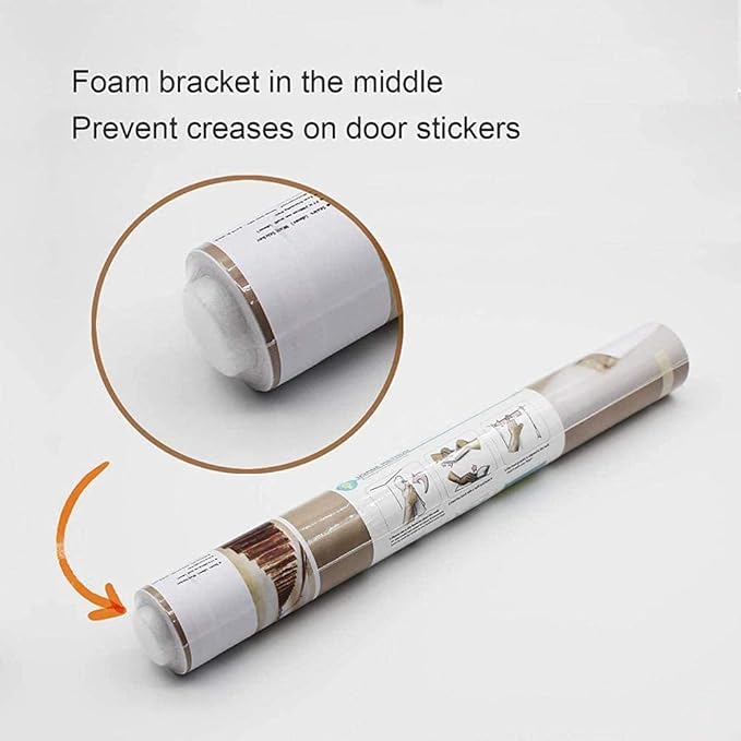 3D Door Stickers Murals Peel and Stick - Bamboo - Door Wallpaper Self-Adhesive Door Decals Removable PVC Waterproof Door Poster for Bedroom Living Room Door 33.9" x 78.7"-VerdiqueGarden