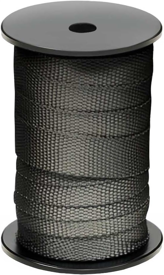 1 Roll 45 Feet Tree Tie Strap for Plant Support, Garden Strap for Outdoor Tree Straightening, Webbing Straps for Staking, 3/4 Inch Width Guying Material, 1500 Lbs Strength (Green) - 45 Feet-VerdiqueGarden