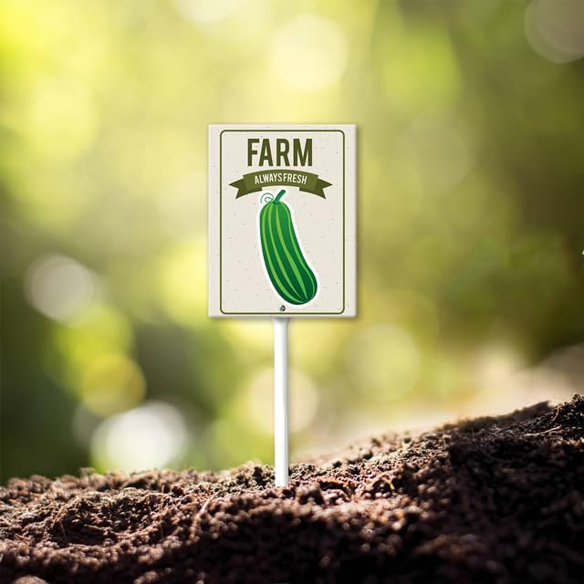 Eveokoki Aluminum Seed & Plant Labels - Plant Markes for Seedlings-Plant Tags for Pots - Garden Signs for Vegetable - Durable Markers for Plants Outdoor Waterproof - Garden Decor for Farmhouse-VerdiqueGarden