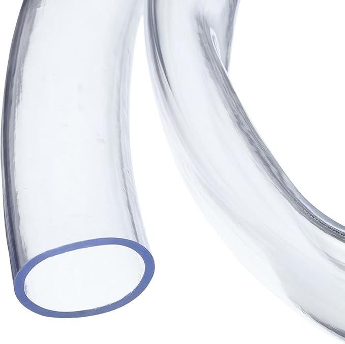 1 1/4" x 1 1/2" Clear Plastic PVC Tubing 5ft Flexible Vinyl Tube, [for Garden Irrigation, Water Hose, Fish Tank, Aquarium] - 31.8mm x 38.1mm-VerdiqueGarden
