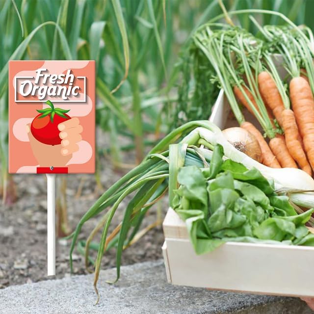 Eveokoki Aluminum Seed & Plant Labels - Plant Markes for Seedlings-Plant Tags for Pots - Garden Signs for Vegetable - Durable Markers for Plants Outdoor Waterproof - Garden Decor for Farmhouse-VerdiqueGarden