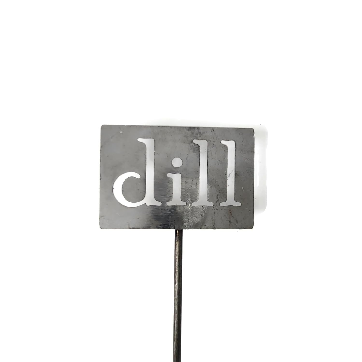 Classic Metal Garden Markers 19 Inches Tall (dill, Raw, Unfinished Steel (will rust with time))-VerdiqueGarden