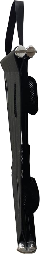 Neso Portable Beach Table with Cup Holders, Cell Phone Pockets, Lightweight for Picnics and Parks (Black)-VerdiqueGarden