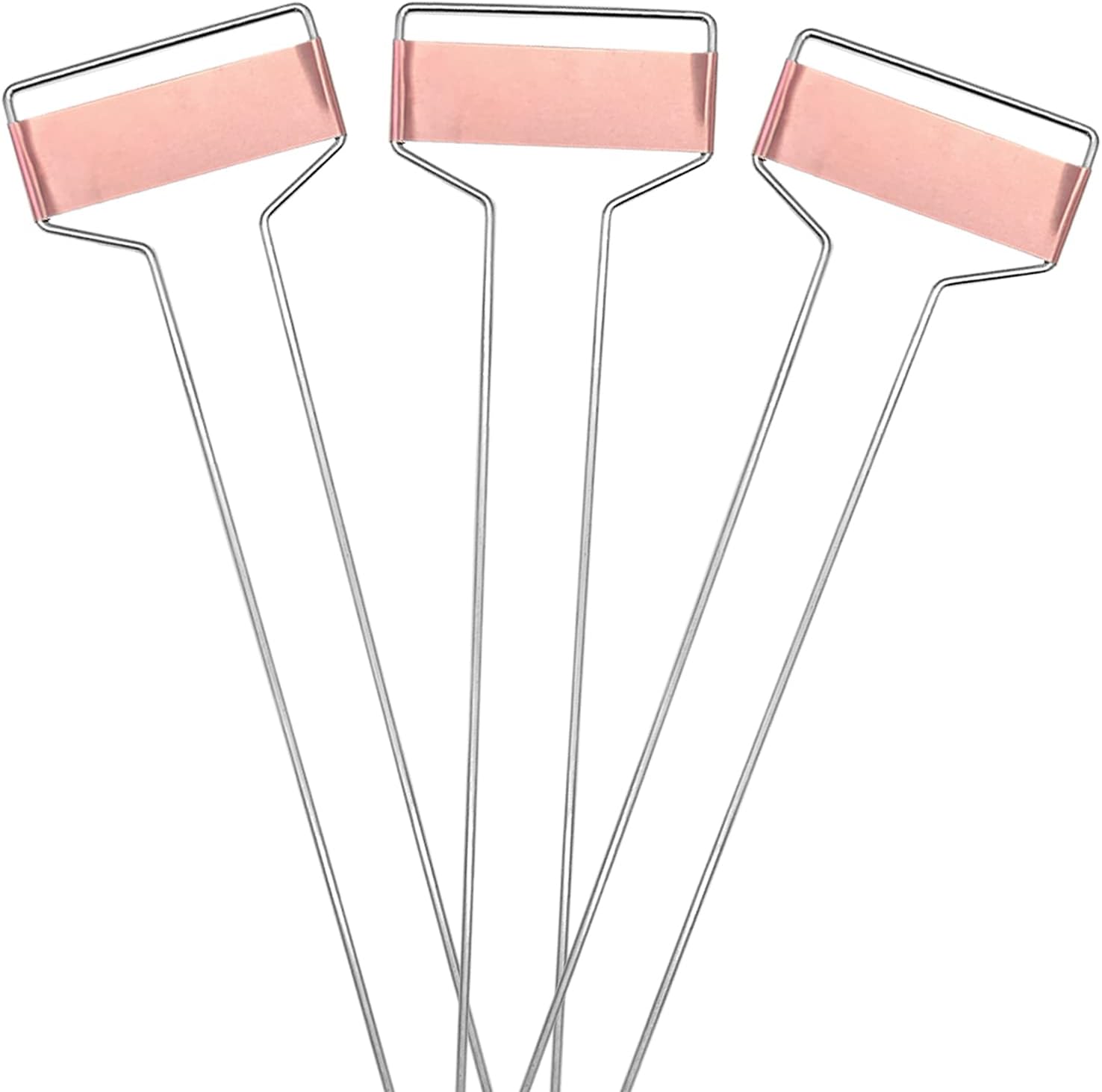 Wehhbtye 20 PCS 10 Inch Metal Plant Label Stakes-Copper Metal Plant Tags,High Copper Plate Plant Labels,Coppers Plant Tags with 1 Maker Pen for Flowers, Vegetables, Seedlings, Seed,etc-VerdiqueGarden