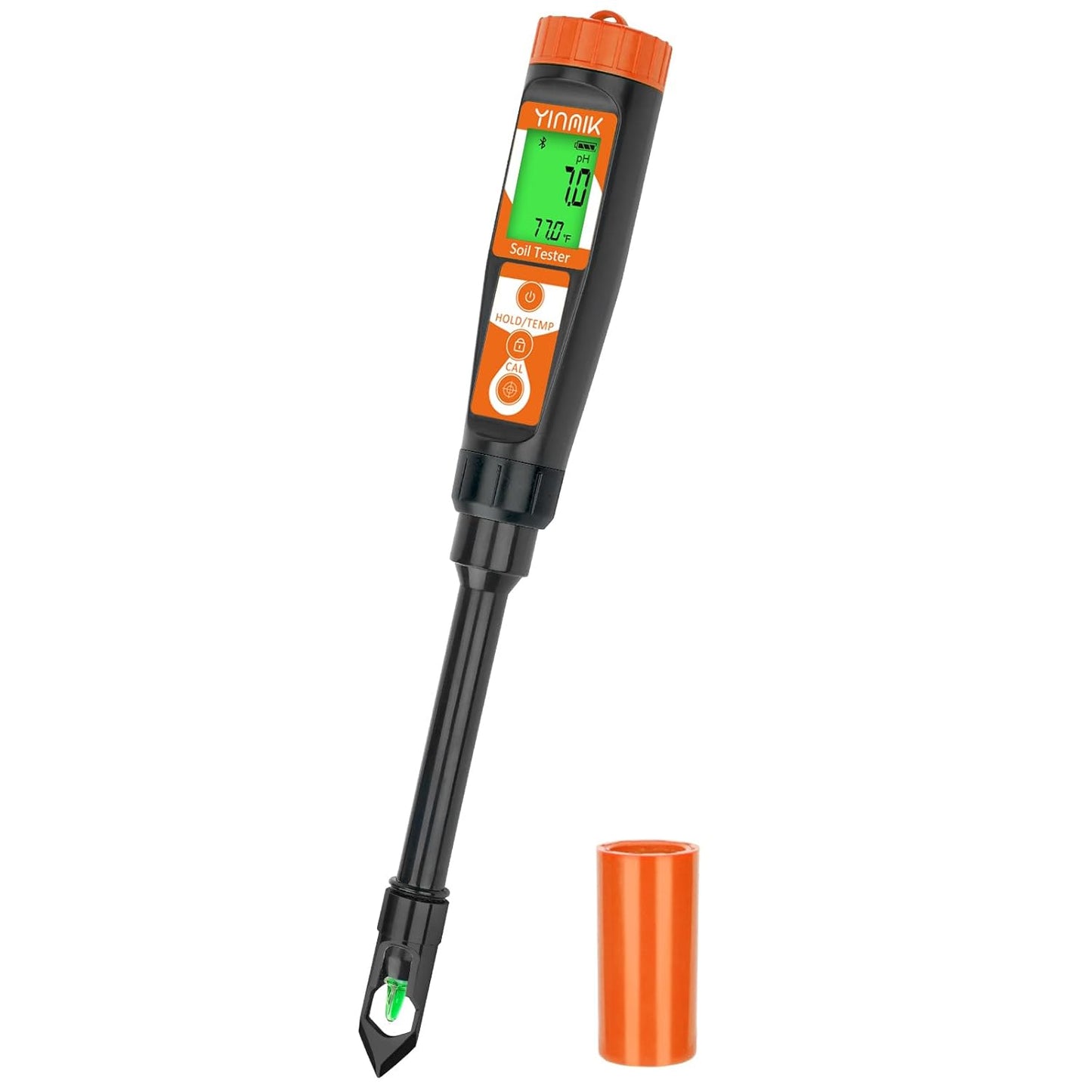 Digital pH Meter for Soil, Soil pH Tester for Potted Plants, Professional pH Reader for Soil and Water, Electronic Soil pH Test Kit for Garden, Lawn, Greenhouse, Indoor & Outdoor, Farming, Yard Use-VerdiqueGarden