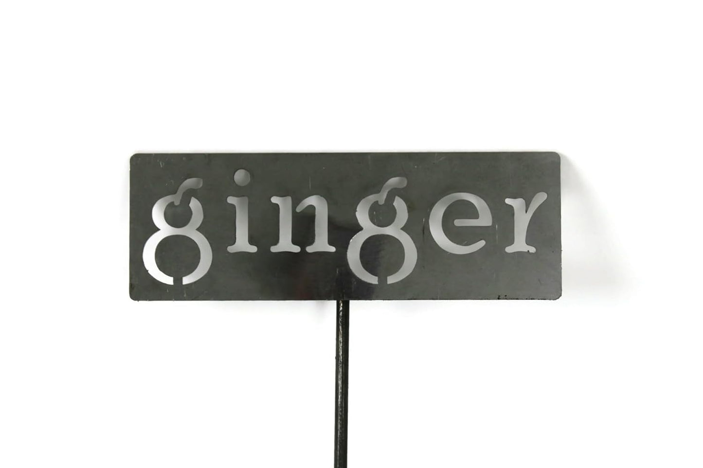 Classic Metal Garden Markers 19 Inches Tall (ginger, Raw, Unfinished Steel (will rust with time))-VerdiqueGarden