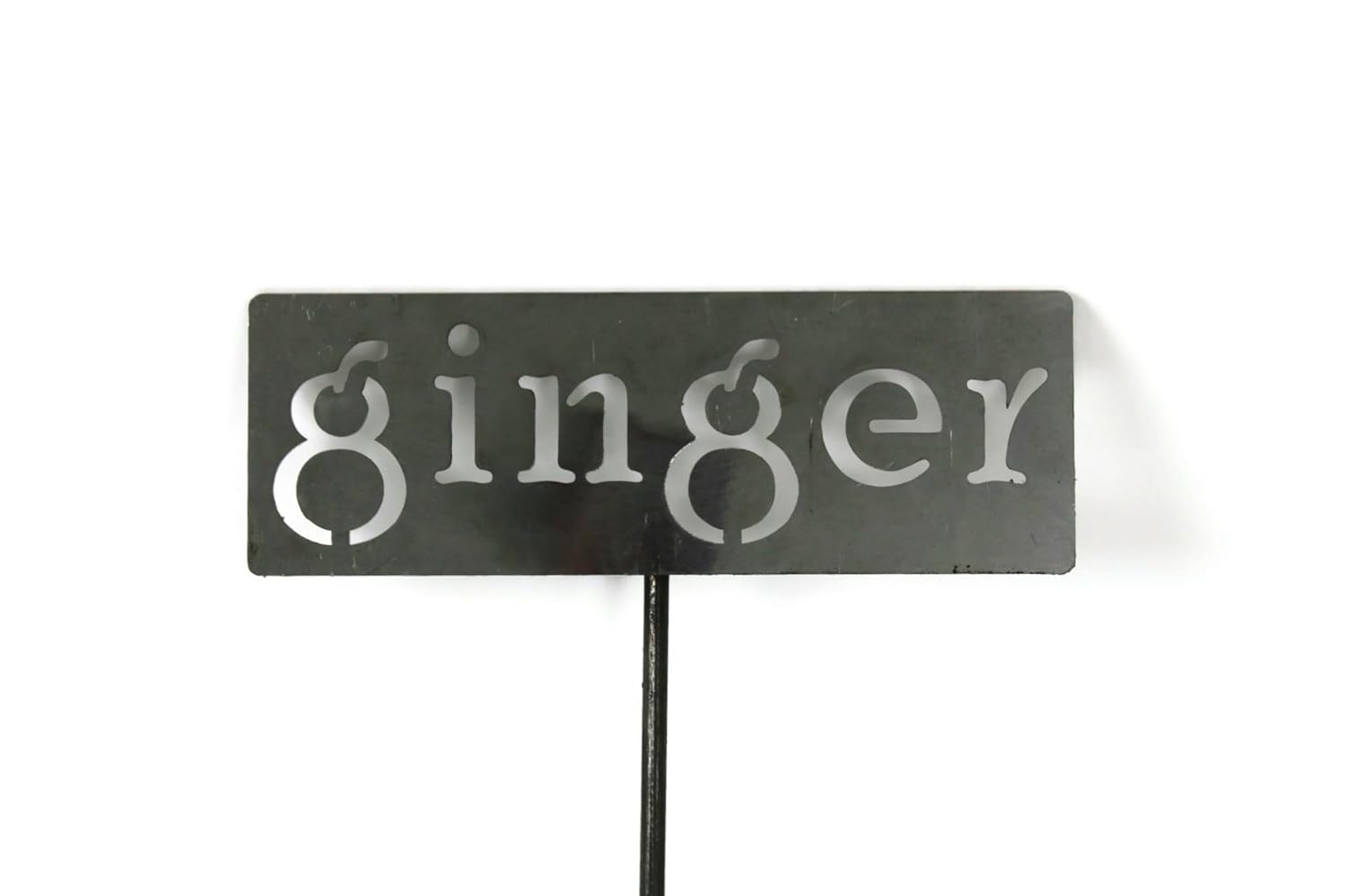 Classic Metal Garden Markers 19 Inches Tall (ginger, Raw, Unfinished Steel (will rust with time))-VerdiqueGarden