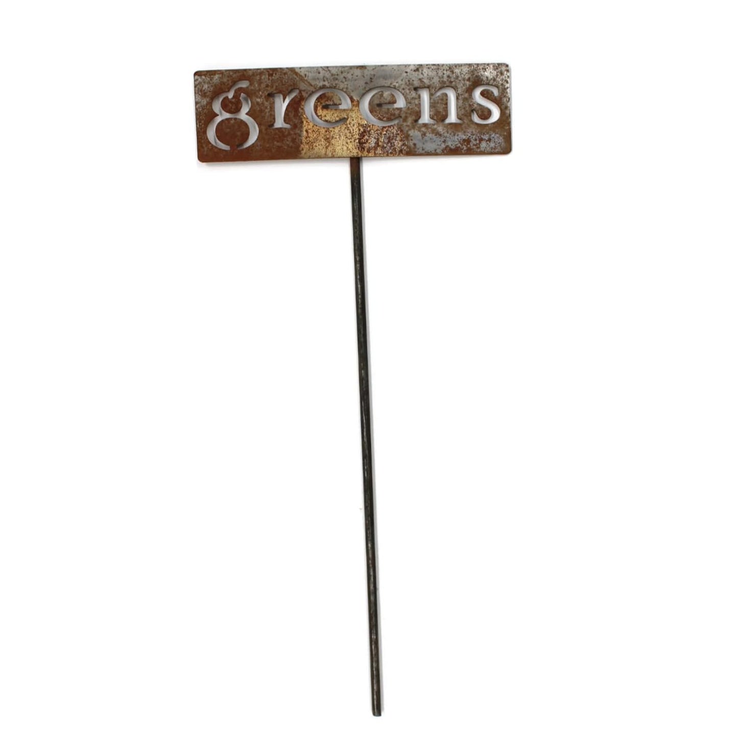 Classic Metal Garden Markers 19 Inches Tall (greens, Naturally Rusted)-VerdiqueGarden