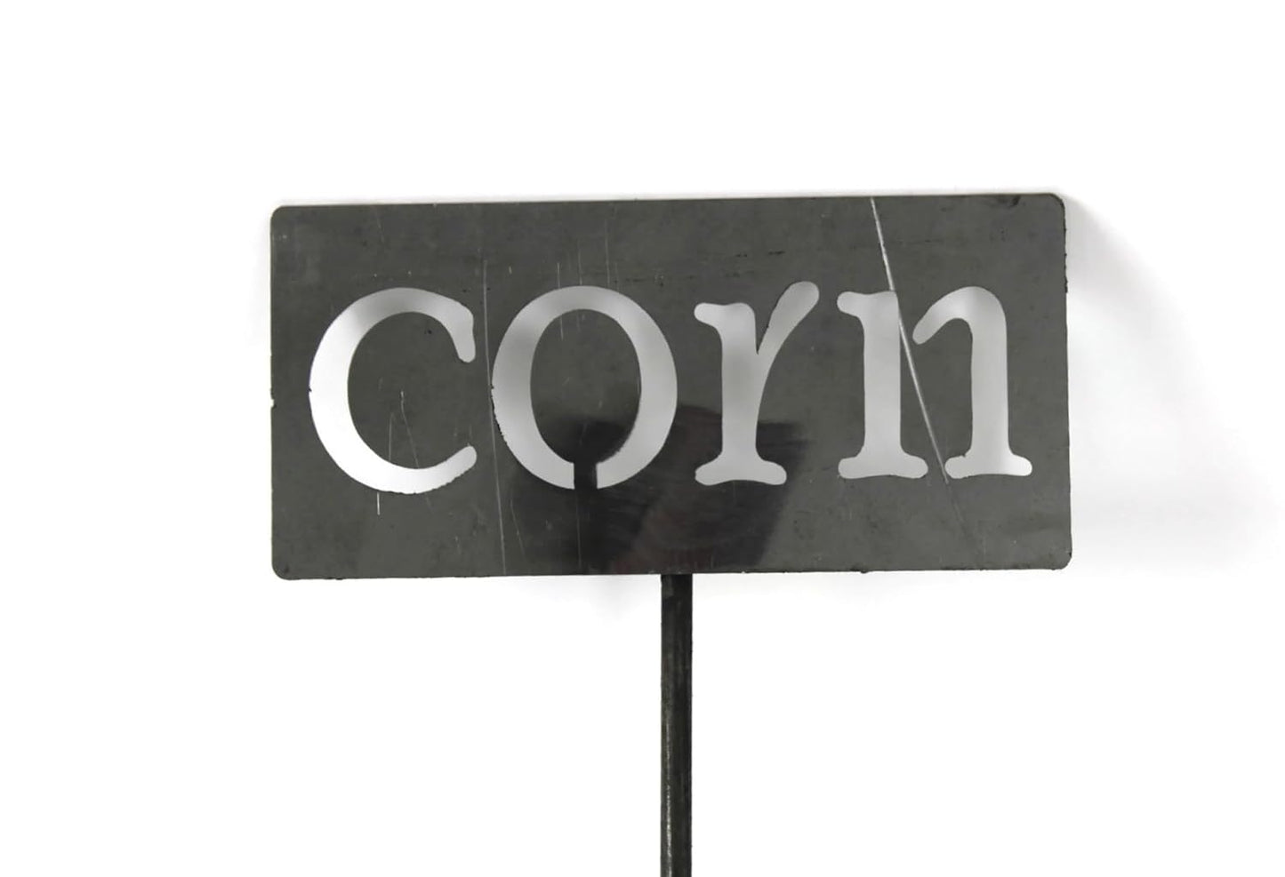 Classic Metal Garden Markers 19 Inches Tall (corn, Raw, Unfinished Steel (will rust with time))-VerdiqueGarden