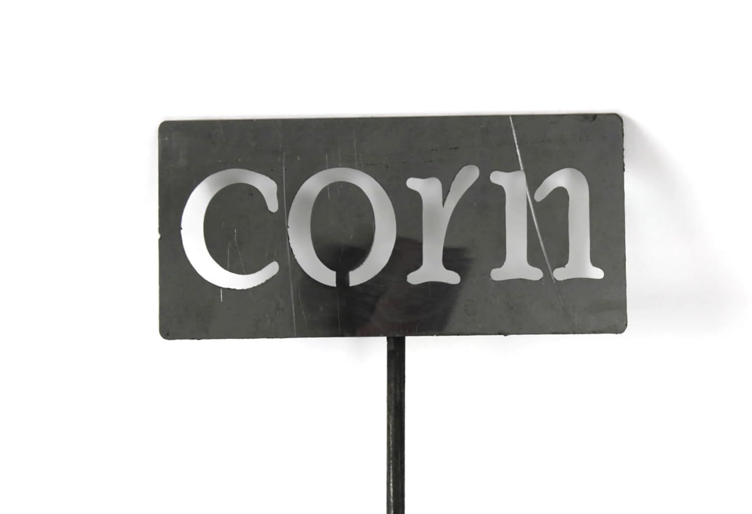 Classic Metal Garden Markers 19 Inches Tall (corn, Raw, Unfinished Steel (will rust with time))-VerdiqueGarden