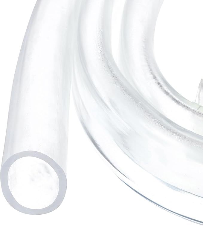 1" x 1 1/4" Clear Plastic PVC Tubing 5ft Flexible Hybrid Vinyl Tube, [for Garden Irrigation, Water Hose, Fish Tank, Aquarium] - 25.4x31.8mm-VerdiqueGarden