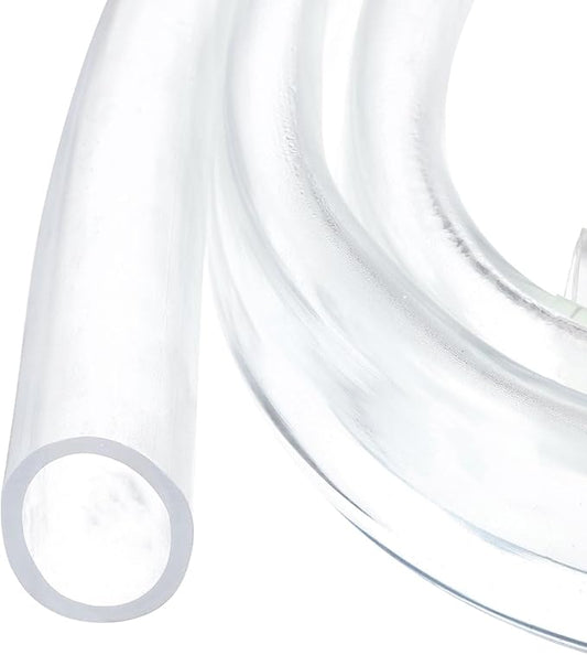 1" x 1 1/4" Clear Plastic PVC Tubing 5ft Flexible Hybrid Vinyl Tube, [for Garden Irrigation, Water Hose, Fish Tank, Aquarium] - 25.4x31.8mm-VerdiqueGarden