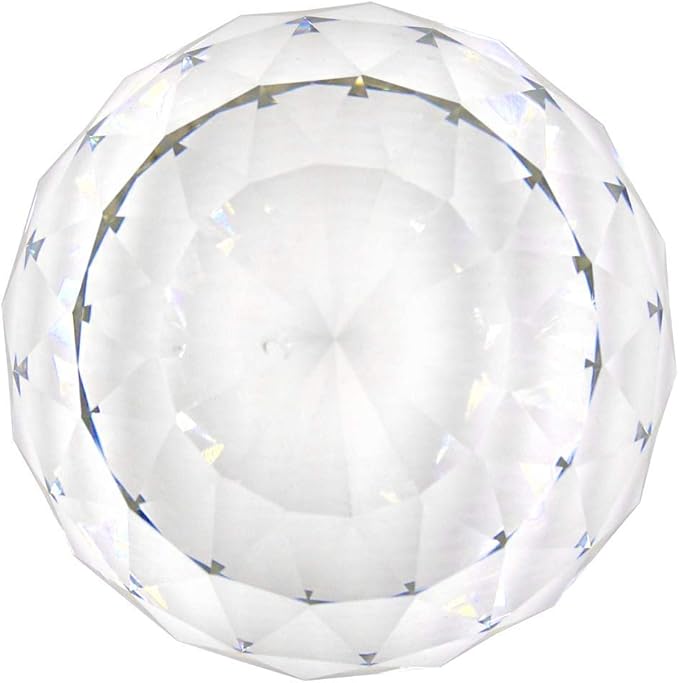 Clear Crystal Ball Prism Window Rainbow Maker Window Prisms Suncatcher for Feng Shui, (100mm/3.94inch)-VerdiqueGarden