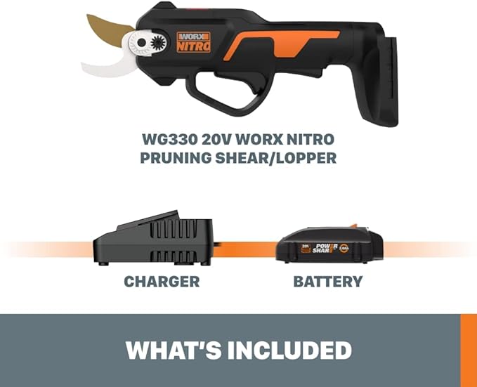 Worx 20V Worx NITRO Pruning Shear/Lopper WG330 - (Battery & Charger Included)-VerdiqueGarden