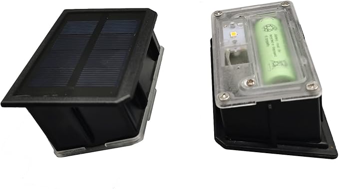 GOODFOEVER 4 Pack Solar Light Replacement Top for Outdoor Fence and Wall, Waterproof Insert (4 Pack)-VerdiqueGarden