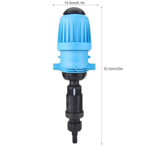 Chemilizer Chemical Injector, 1%-10% Drip Irrigation Injector, Reusable Automatic Equipment Maintenance Chemical Fertilizer Chemical Liquid Doser Dispenser for Industry Garden Hose Livestock-VerdiqueGarden