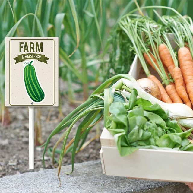 Eveokoki Aluminum Seed & Plant Labels - Plant Markes for Seedlings-Plant Tags for Pots - Garden Signs for Vegetable - Durable Markers for Plants Outdoor Waterproof - Garden Decor for Farmhouse-VerdiqueGarden