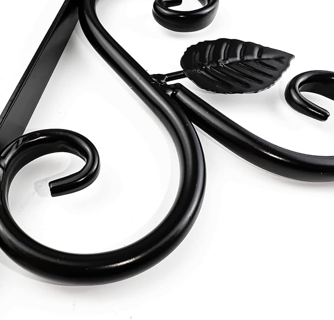 TIHOOD 4PCS Plants Hangers Outdoor Indoor Decor, Wall Hooks for Hanging Plant Bracket, Plant Hooks for Bird Feeder, Wind Chime, Lights, Lanterns-VerdiqueGarden