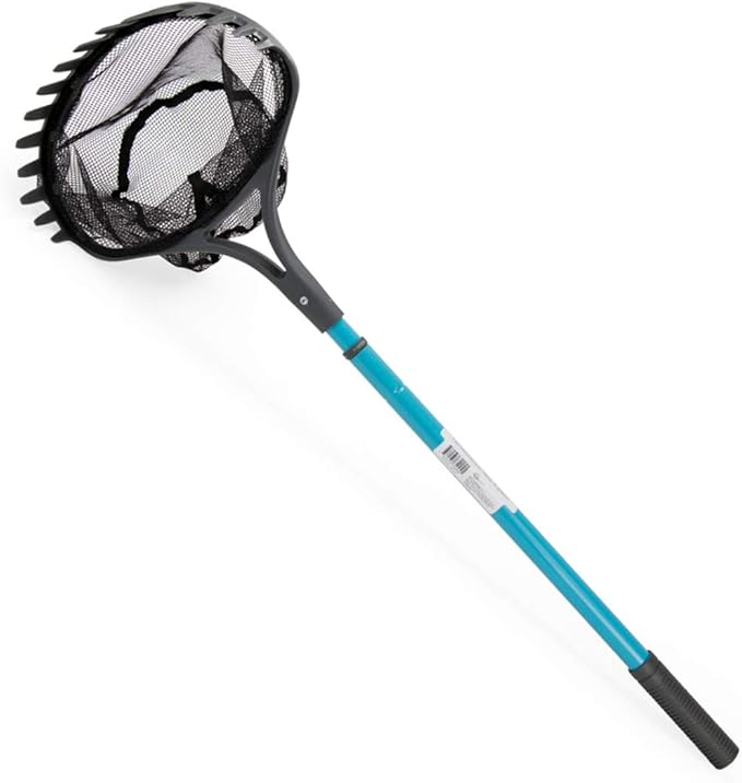 Aquascape 74004 Pond Shark Net Skimming, Maintenance and Water Garden Tool, Blue 60-inch-VerdiqueGarden
