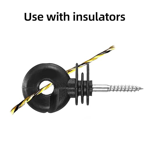 Upgraded Electric Fence Polywire 5050 Feet 1540 Meters, 6 Stainless Steel Strands for Reliable Conductivity and Rust Resistance, Portable Electric Fencing,UV, Rust Resistant-VerdiqueGarden