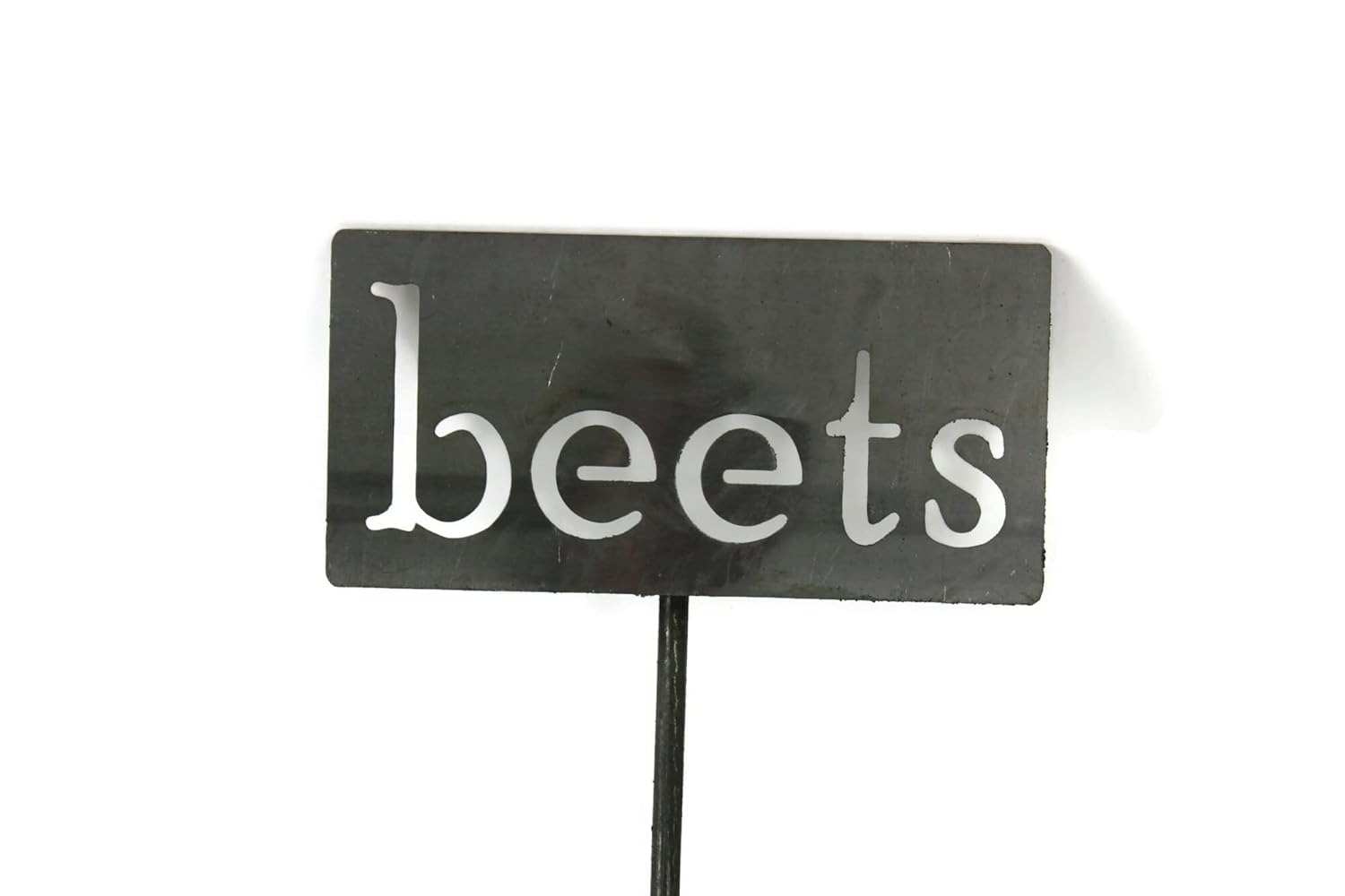 Classic Metal Garden Markers 19 Inches Tall (beets, Raw, Unfinished Steel (will rust with time))-VerdiqueGarden