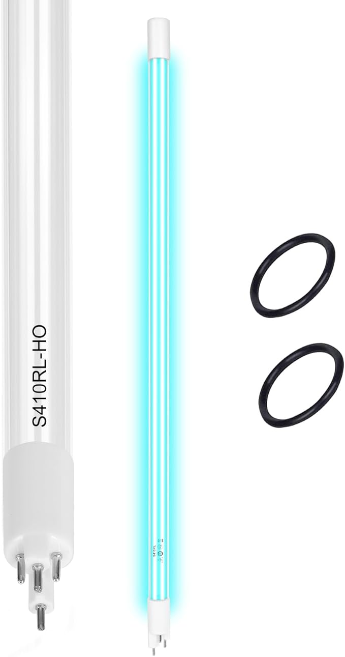 S410RL-HO for VIQUA Replacement Üν Lamp for VIQUA VH410 system, Üν Bulb 100% Compatible with VIQUA VH410, VH410M, SC-410, SCM-410, SPV-410, SP410-HO, and SPV-8 Systems, Rated Time 18,000h, 1 Pack-VerdiqueGarden