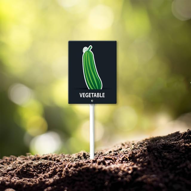 Eveokoki Aluminum Seed & Plant Labels - Plant Markes for Seedlings-Plant Tags for Pots - Garden Signs for Vegetable - Durable Markers for Plants Outdoor Waterproof - Garden Decor for Farmhouse-VerdiqueGarden