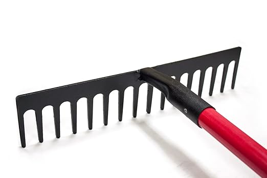 Bully Tools 92369 66-Inch 4-Tine Mulch Fork with Fiberglass Long Handle-VerdiqueGarden