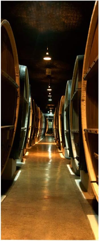 3D Door Stickers Murals - Peel & Stick Wine Cellar Theme - Removable PVC Waterproof Door Poster, 37.4" x 84.6" for Bedroom & Living Room-VerdiqueGarden