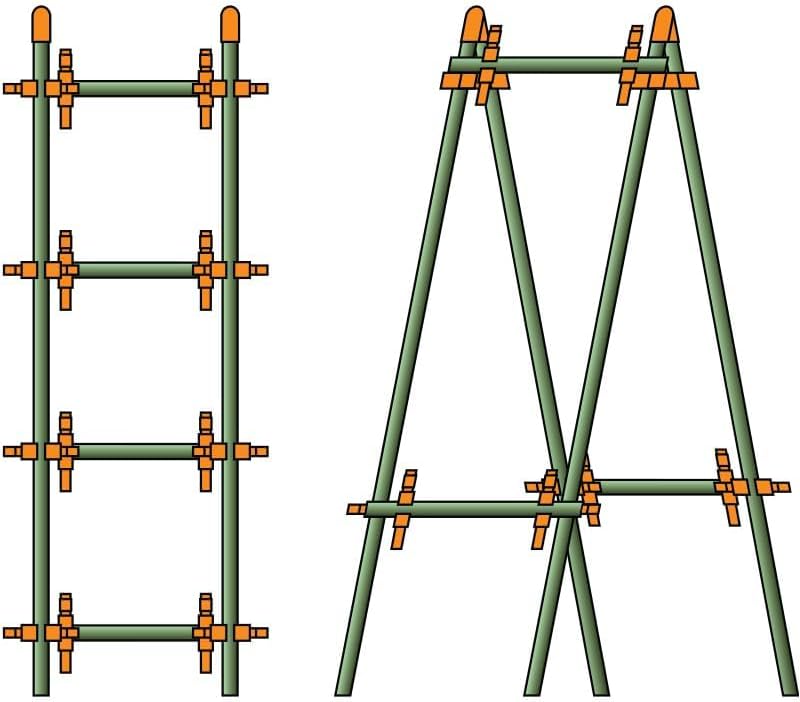 Plant Support Clips for Trellis, Garden Stakes, Wire Fence, Climbing Plants, Indoor Gardening, Hydroponics Systems, and Vines | Durable Gardening Clips (50 Lime Green + 50 Tangerine Orange)-VerdiqueGarden
