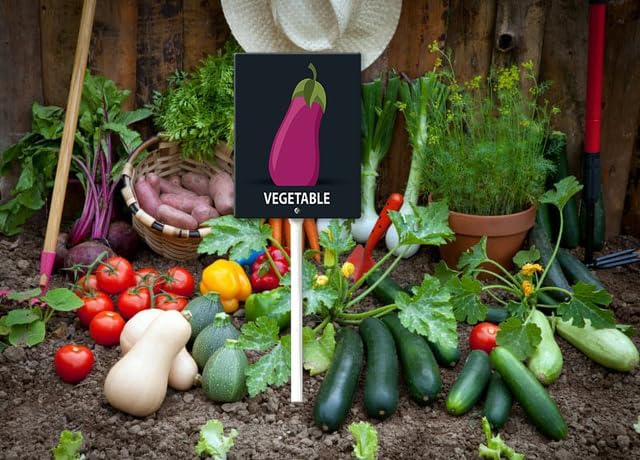 Eveokoki Aluminum Seed & Plant Labels - Plant Markes for Seedlings-Plant Tags for Pots - Garden Signs for Vegetable - Durable Markers for Plants Outdoor Waterproof - Garden Decor for Farmhouse-VerdiqueGarden