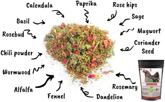 Non-GMO Backyard Chicken Nesting Herbs (10 oz) - Naturally Keep A Clean Coop Your Hens Will Love-VerdiqueGarden