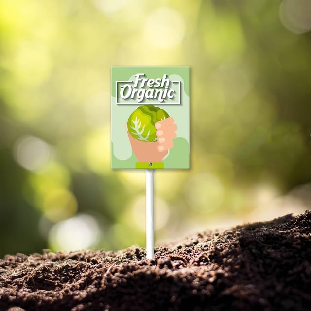 Eveokoki Aluminum Seed & Plant Labels - Plant Markes for Seedlings-Plant Tags for Pots - Garden Signs for Vegetable - Durable Markers for Plants Outdoor Waterproof - Garden Decor for Farmhouse-VerdiqueGarden