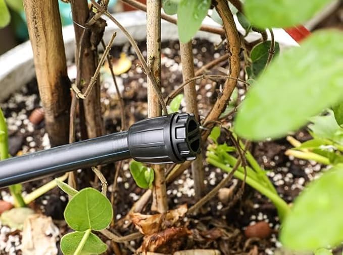 1/2 inch Drip Irrigation Fittings End Caps For (0.52" ID x 0.65" OD) 16mm Drip Irrigation Tubing Connectors End Plugs-10 Pack-VerdiqueGarden